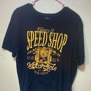 Delaney St. Speed Shop Men's Black Short Sleeve Graphic Tee